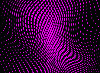 Modern vector abstract pattern. Pink on black. For covers, business cards, banners, prints on clothes, wall decor, posters, canvases, sites, posts on social networks, videos. Vector background