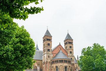 Fototapeta premium Traditional Cathedral building in Maastricht, Netherlands.