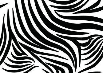 Vector background - zebra skin. For covers, business cards, banners, prints on clothes, wall decor, posters, canvases, sites. video clips. Vector illustration