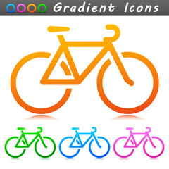 Vector bike symbol icon design