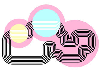  Universal colorful abstract background in sports style for covers, business cards, banners, prints on clothes, decorating walls, posters, websites. Vector illustration