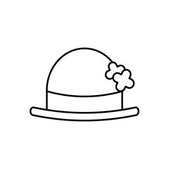 Hat, saint patrick icon. Simple line, outline vector elements of Patrick's day icons for ui and ux, website or mobile application