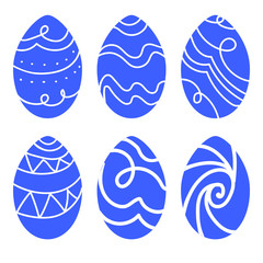 happy easter egg icons for web design