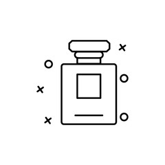 Perfume, gift icon. Simple line, outline vector elements of women day icons for ui and ux, website or mobile application