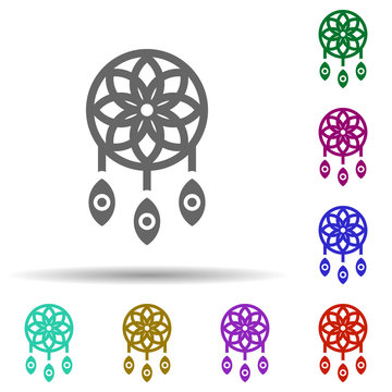 Dreamcatcher color icon  Dream catcher, Cartoon icons, Outline