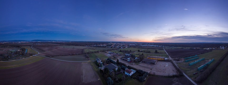 Panorama Ketsch Baden-W&uuml;rttemberg