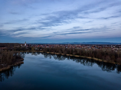Luftaufnahme Ketsch Baden-W&uuml;rttemberg
