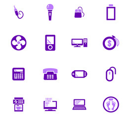 Home appliances icons set