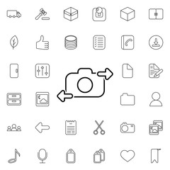 Selfie icon. Universal set of web for website design and development, app development