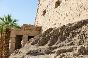 Architecture at Karnak Temple in Luxor