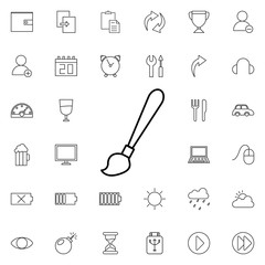 paint brush icon. Universal set of web for website design and development, app development