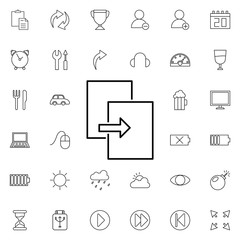 cope sign icon. Universal set of web for website design and development, app development