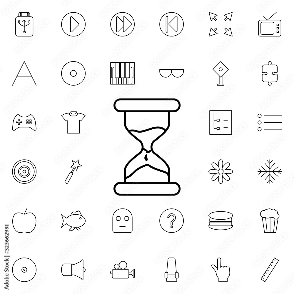 Poster loading sign icon. Universal set of web for website design and development, app development