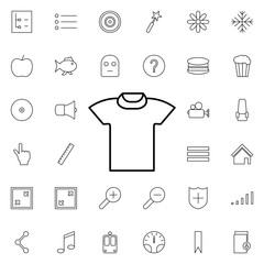 Fototapeta na wymiar tshirt icon. Universal set of web for website design and development, app development