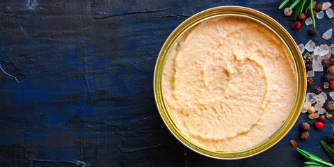 cod roe (seafood semi-finished, caviar codfish) menu concept. background. top view. copy space