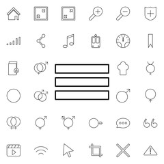 home icon. Universal set of web for website design and development, app development