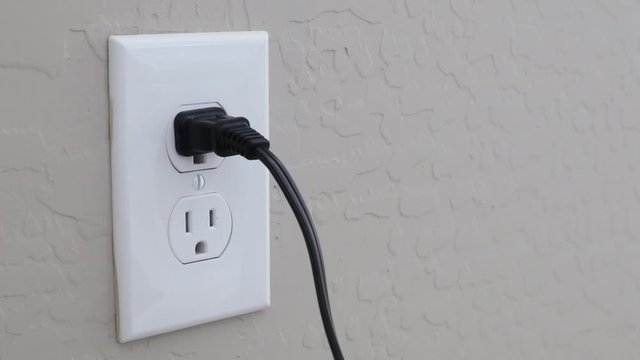 Plugging and Unplugging into an Electrical Outlet