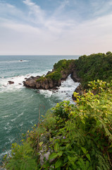 Naklejka premium coast of tropical sea