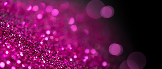 Abstract pink background with bokeh effect
