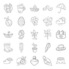  Pack Of Food Doodle Icons 