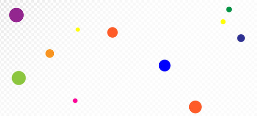 Rainbow Confetti Modern Vector Background. 