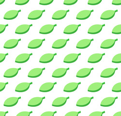 Spring leaves seamless color vector pattern