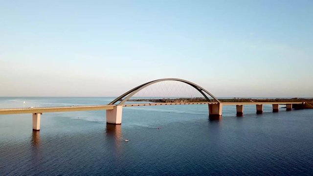 Fehmarn Bridge Aerial View