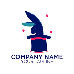 premium rabbit logos for companies and businesses, web or apps
