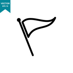 flag vector icon in trendy flat style 