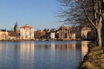 Altenburg; Wintertag am Großen Teich
