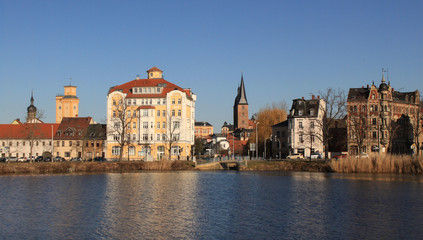 Fototapeta na wymiar Altenburg; Winter am Großen Teich