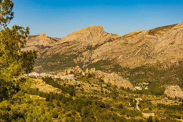 Fototapeta premium Rocky mountains landscape, Spain