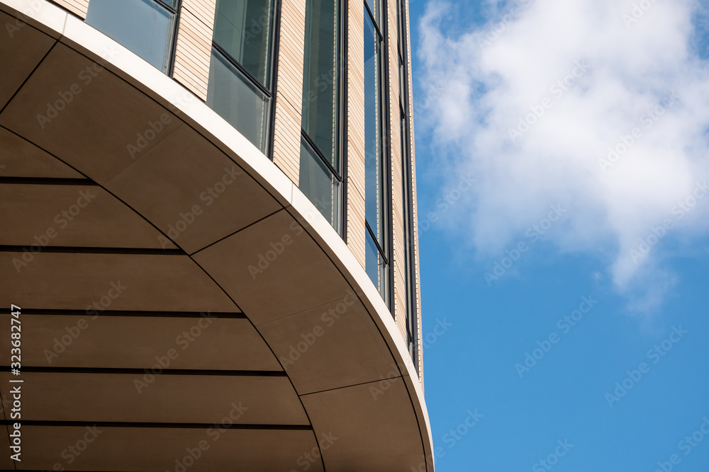 Leinwandbilder abstract background architecture lines. modern architecture detail