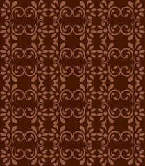 Seamless floral  pattern. fabric texture, background floral wallpaper  vector