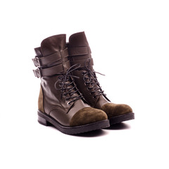 women's shoes isolated on white background.