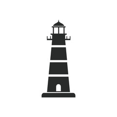 lighthouse icon vector design illustration