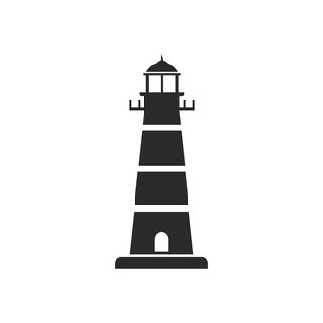 lighthouse icon vector design illustration