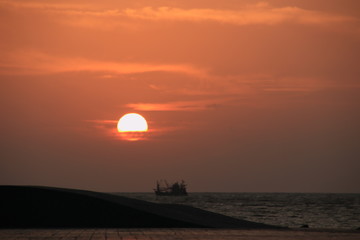 Sunrise at the beach