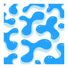 Creative Doodle Hipster Border Pattern Illustration Vectors of Blobs and Circles