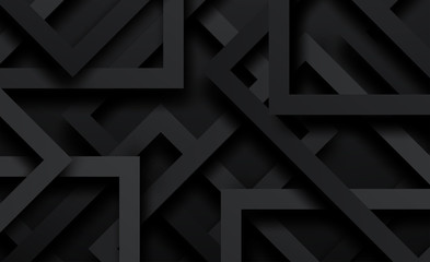 multi frame cross square diamond pattern Abstract 3d vector black background,grunge surface-illustration,abstract