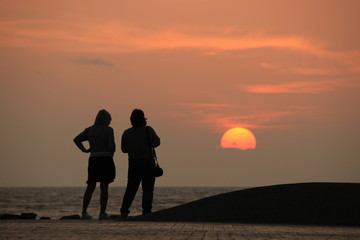 Fototapeta premium Sunrise at the beach