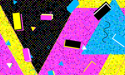 Deep Pink Composition. Grunge Fashion. Pop Art.