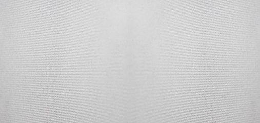 Abstract white texture, blank cloth pattern. Plain white fabric, horizontal material surface of plain empty casual fabric background. Textured light white fabric canvas, flat lay top view 