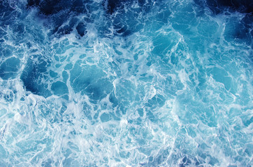 Background of aqua sea water