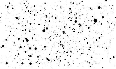 Ink blot. Dot background. Vector illustration.