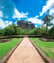 Sigiriya Lion Rock Fortress in Sri Lanka