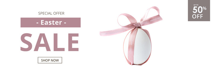 Easter Sale banner. Big sale.
