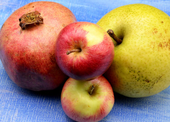fresh fruits on the table
