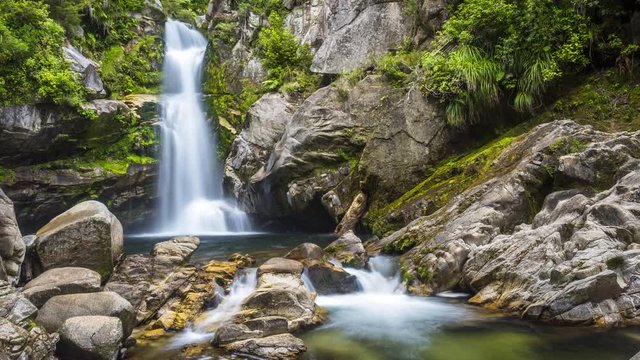 Timelapse of Wainui Falls, Abel Tasman National Park