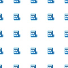 Fototapeta premium News Feed icon pattern seamless isolated on white background. Editable filled News Feed icon. News Feed icon pattern for web and mobile.